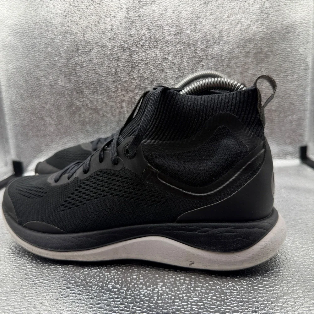 Size 8.5 Lululemon Chargefeel Workout Mid Womens Black Excellent Mid Top Sneaker